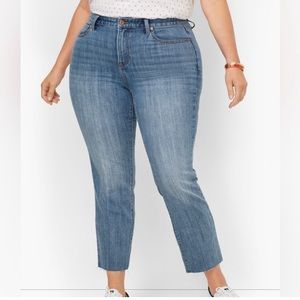Talbots Modern Ankle Jeans Curvy Hi Rise Size 24W